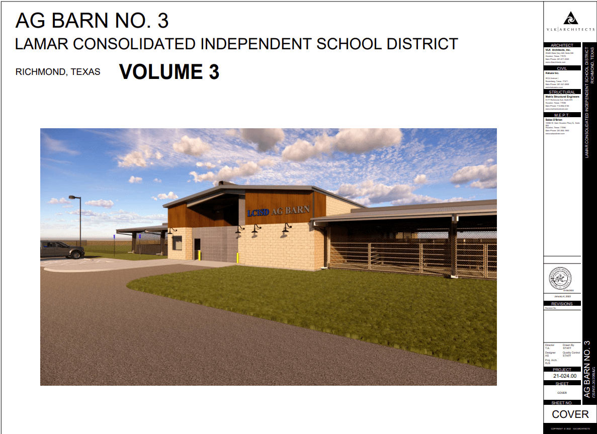 LAMAR CISD ELEMENTARY #32 & AG BARN #3
